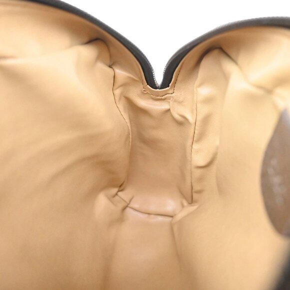 GUCCI Logo Sherry GG pattem Shoulder Bag PVC Leather Brown GHW Italy 34KB464 - Picture 13 of 16